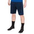 JAKO Training Pants (Short) Challenge - Double-Stretch-Knit, Side Pockets with Zipper - dark blue/royal Men