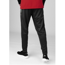 JAKO Training Pants Allround (Polyester-Terry, high wearing comfort) long black Men