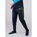 JAKO Training Pants Allround (Polyester-Terry, high wearing comfort) long navy blue/yellow Men