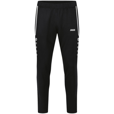 JAKO Training Pants Allround (Polyester-Terry, high comfort) long black Kids