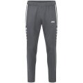 JAKO Training Pants Allround (Polyester-Terry, high wearing comfort) long anthracite grey Kids