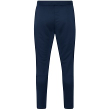 JAKO Training Pants Allround (Polyester-Terry, high wearing comfort) long navy blue Kids