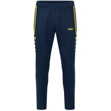 JAKO Training Pants Allround (Polyester-Terry, high wearing comfort) long navy/blue Children