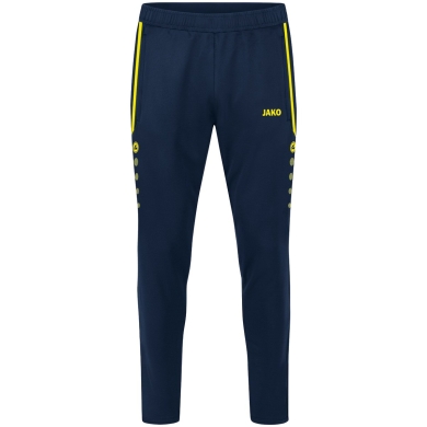 JAKO Training Pants Allround (Polyester-Terry, high wearing comfort) long navy/blue Children