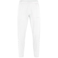 JAKO Sport and Leisure Trousers Power (Stretch-Micro-Twill) long white Men