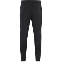 JAKO Training Pants Power (Stretch-Knit-Polyester, Side Pockets with Zip) long black Kids