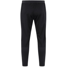 JAKO Training Pants (Polyester Pants) Power (elastic, side pockets with zipper) long black Men