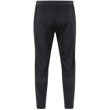 JAKO Training Pants (Polyester Pants) Power (elastic, side pockets with zipper) long black/white Kids