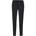 JAKO Training Pants (Polyester Pants) Power (elastic, side pockets with zipper) long black Women