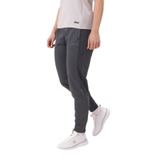 JAKO Training Trousers (Polyester Trousers) Power (elastic, side pockets with zip) long anthracite grey ladies