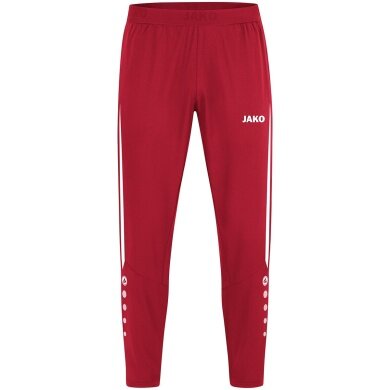 JAKO Sport and Leisure Trousers Power (Stretch-Micro-Twill) long red/white Kids