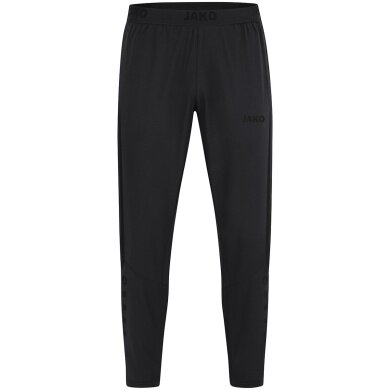 JAKO Sport and Leisure Trousers Power (Stretch-Micro-Twill) long black Men