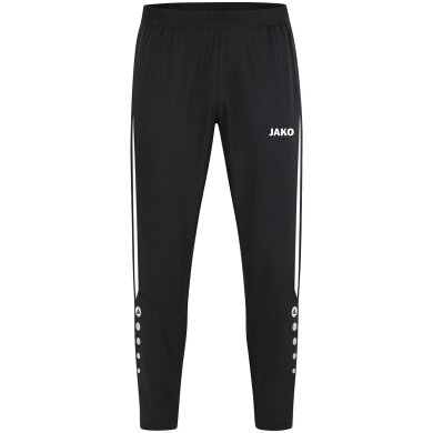 JAKO Sport-Leisure Pants Power (Stretch-Micro-Twill) long black/white Kids