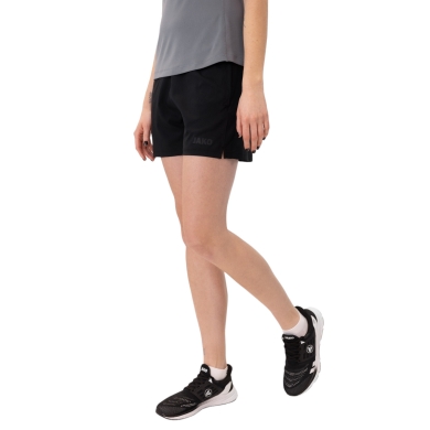 JAKO Training Trousers Power Running Short (Stretch Micro Twill) Short Black Ladies