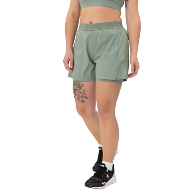 JAKO Training Shorts Short Power 2in1 (elastic waistband) short mint green ladies