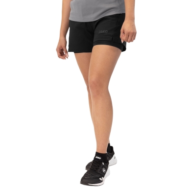 JAKO Training Shorts Short Power 2in1 (elastic waistband) short black ladies