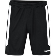 JAKO Training Shorts Power (Polyester Interlock, elastic, durable) short black/white Kids