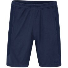 JAKO Training Shorts Power (Polyester Interlock, elastic, durable) short navy blue Kids