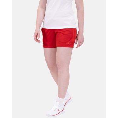 JAKO Training Shorts Power (Polyester Interlock, elastic, durable) short red Women