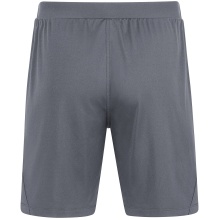 JAKO Short Power Training Trousers (Polyester Interlock, elastic, durable) short anthracite grey children