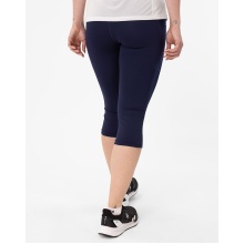 JAKO Training Trousers Tight Capri Power (fitted, comfortable fit) navy blue ladies