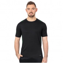 JAKO Sport T-shirt Challenge - Polyester Stretch Jersey - black/green Men