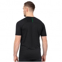 JAKO Sport T-shirt Challenge - Polyester Stretch Jersey - black/green Men