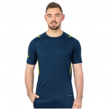 JAKO Sport T-shirt Challenge - Polyester-Stretch Jersey - dark blue/yellow Men