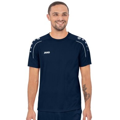 JAKO Sport T-shirt Classico (100% Polyester Jacquard) navy blue Men