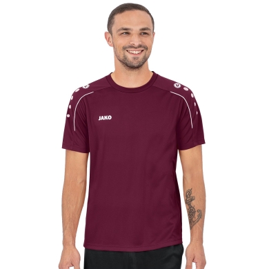 JAKO Sport T-shirt Classico (100% Polyester Jacquard) bordeaux Men