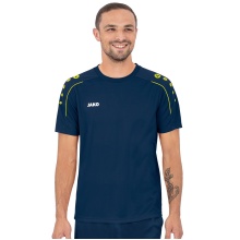 JAKO Sport T-shirt Classico (100% Polyester Jacquard) dark blue/yellow Men