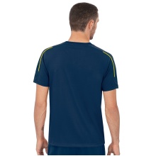 JAKO Sport T-shirt Classico (100% Polyester Jacquard) dark blue/yellow Men