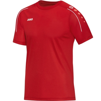 JAKO Sport T-shirt Classico (100% Polyester Jacquard) red Boys