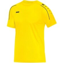 JAKO Sport T-shirt Classico (100% Polyester Jacquard) yellow Boys