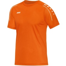 JAKO Sport T-shirt Classico (100% Polyester Jacquard) neon orange Boys