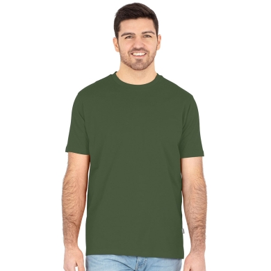 JAKO Leisure T-shirt Organic Stretch (Organic Cotton) Olive Green Men