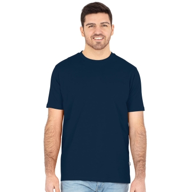 JAKO Leisure T-shirt Organic Stretch (Organic Cotton) Navy Blue Men