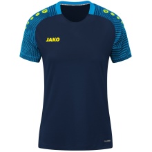 JAKO Sport-Shirt Performance (modern, breathable, quick-drying) navy blue/light blue Women