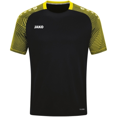 JAKO Sport T-shirt Performance (modern, breathable, quick-drying) black/yellow Kids