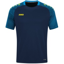 JAKO Sport T-shirt Performance (modern, breathable, quick-drying) navy blue/light blue Kids