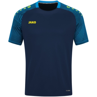 JAKO Sport T-shirt Performance (modern, breathable, quick-drying) navy blue/light blue Kids