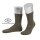 JD Work Sock Bundeswehr Crew with Plush Sole - for Safety Shoes and Work Boots - olive green- 1 Pair