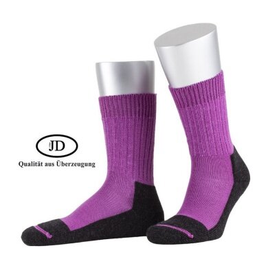 JD Outdoor Sock Wool Strong (Merino Wool) Purple - 1 Pair