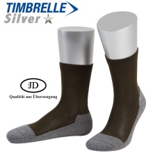 JD Daily Socks Crew Silver Ions Hunting Socks Olive Green - 1 Pair