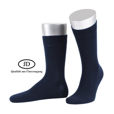 JD Daily Sock Crew Basic Line navy blue - 1 pair