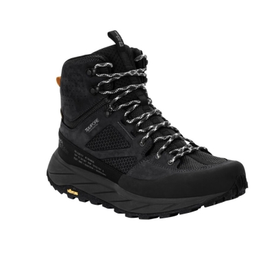 Jack Wolfskin Hiking Shoes Terraquest Mid Texapore (PFC-Free, Waterproof) Black Men