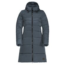 Jack Wolfskin Winter Coat Eisbach Coat (windproof, water-repellent, PFC-free) 2022 blue Women