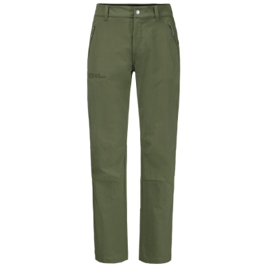 Jack Wolfskin Softshell Trousers Activate XT (highly breathable, water and wind resistant) khaki/green Men - Long Size