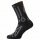 Jack Wolfskin Trekkingsocke Crew Merino Classic Cut - good cushioning, padding, with Merino - black - 1 pair