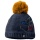 Jack Wolfskin Hat (Pom Pom) Paw Knit Dark Blue Kids